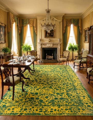 9' 8 x 16' 8 Hand Knotted Vintage Royal Persian Wool Rug