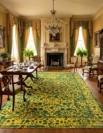 9' 8 x 16' 8 Hand Knotted Vintage Royal Persian Wool Rug