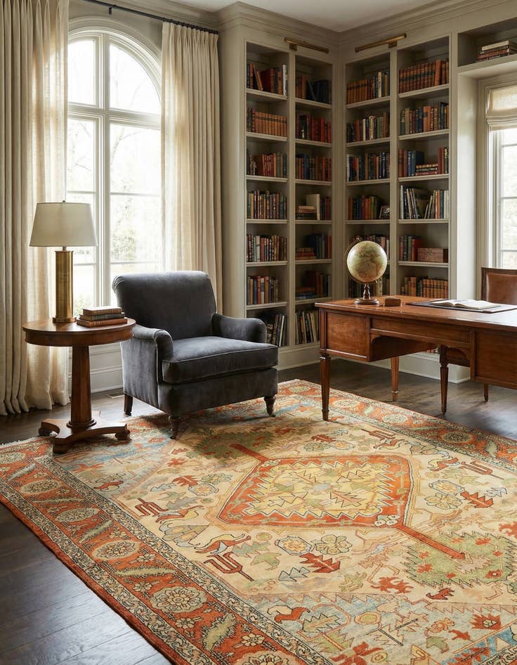 Detail image of 9' 10 x 13' 8 Kashmar Wool Rug