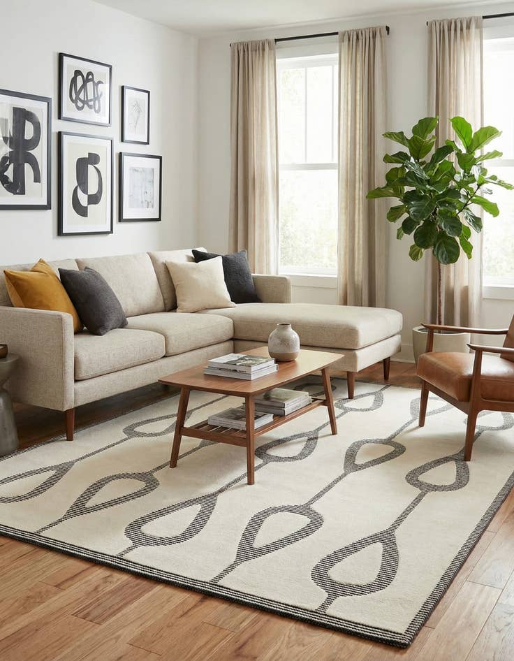 Detail image of 7' 10 x 10' Prismatic Rug