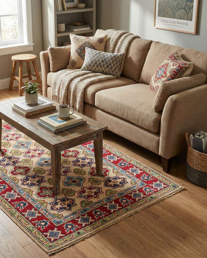 2' 8 x 4' 2 Hand Knotted Kazak Rug