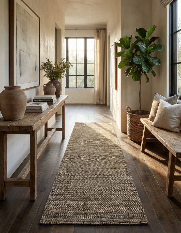 Detail image of 2' 7 x 8' 6 Juma Wool Runner Rug