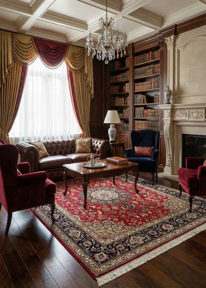 6' 7 x 8' 4 Tabriz Rug