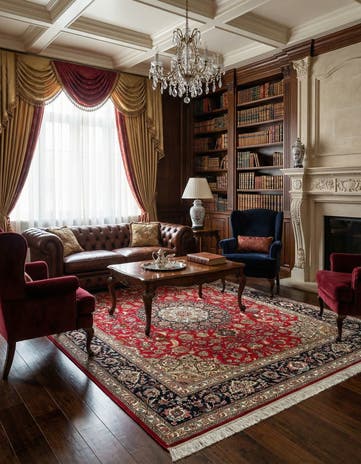 6' 7 x 8' 4 Tabriz Rug