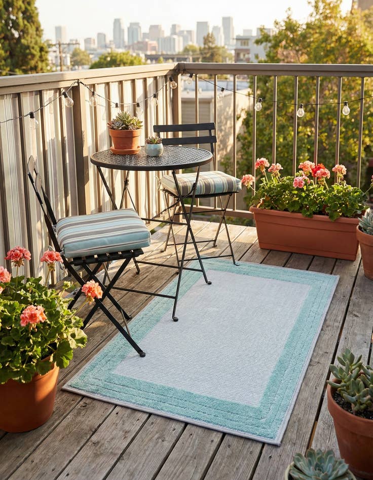 Detail image of 2' x 3'  Washable Aruba Indoor / Outdoor Rug