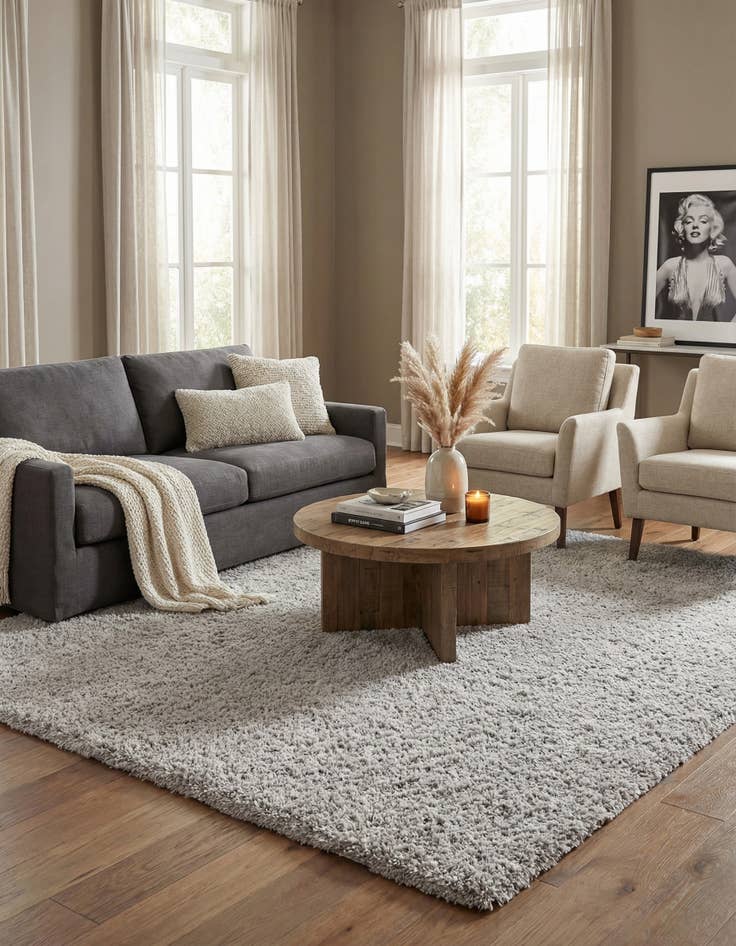 Detail image of 6' x 9' Marilyn Monroe™ Shag Rug