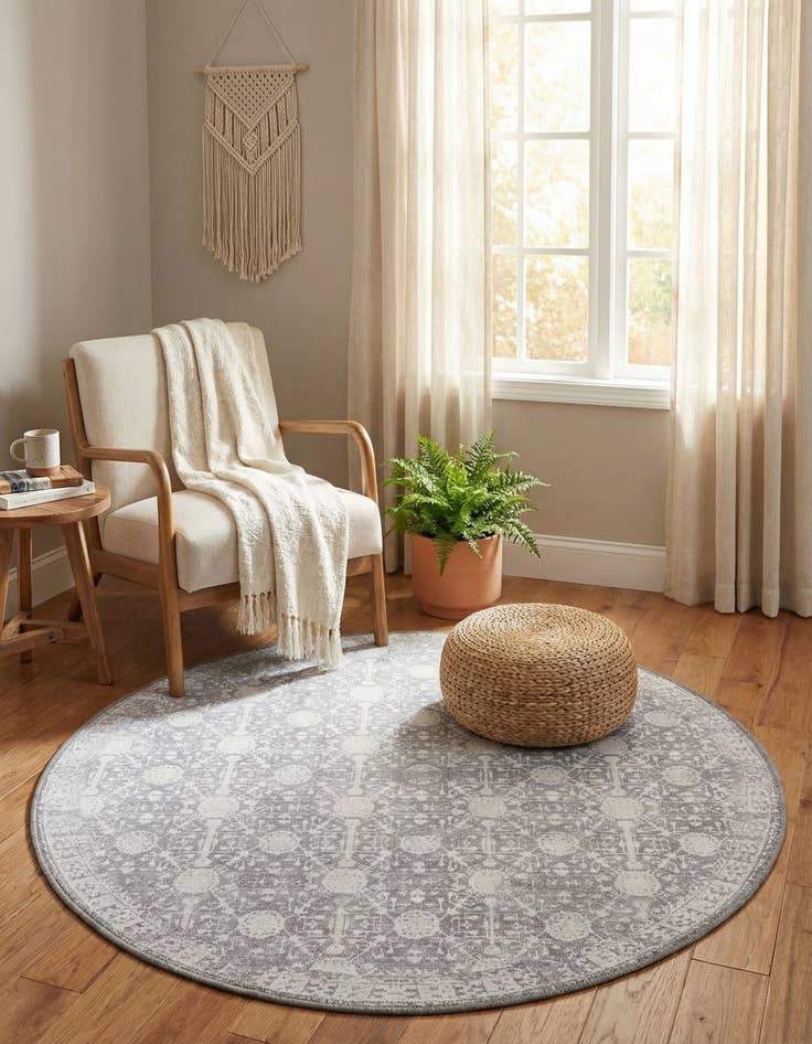 Detail image of 3' 6 x 3' 6 Timeless Round Rug