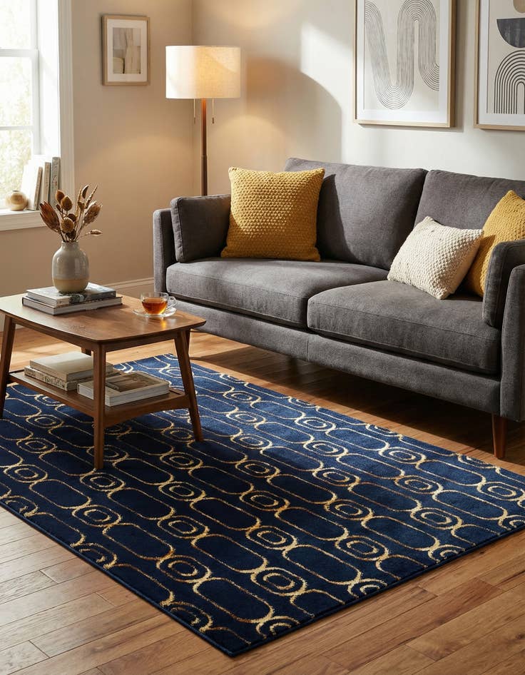 Detail image of 4' x 6' Vogue Geo Rug