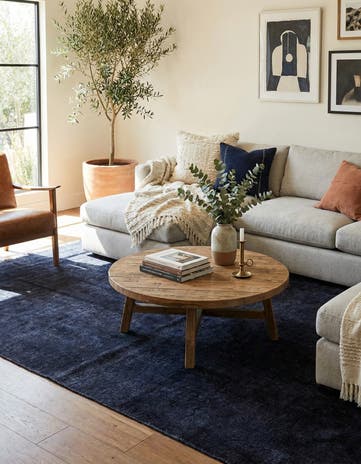 5' 4 x 8' 4 Hand Knotted Moroccan Wool Rug