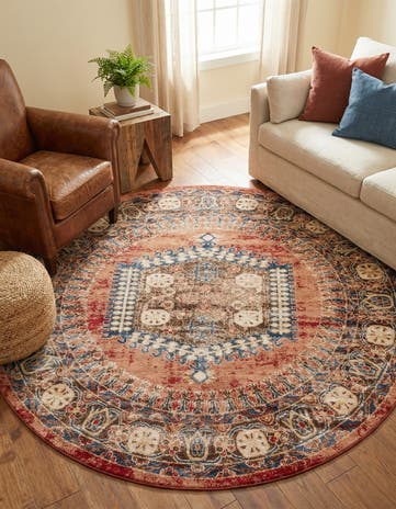 7' x 7' Eden Round Rug