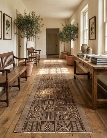 3' 5 x 11' 1 Vintage Wool Runner Rug
