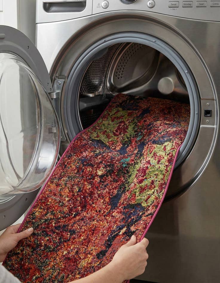 Detail image of  2' x 8'  Washable Haerfest Runner Rug