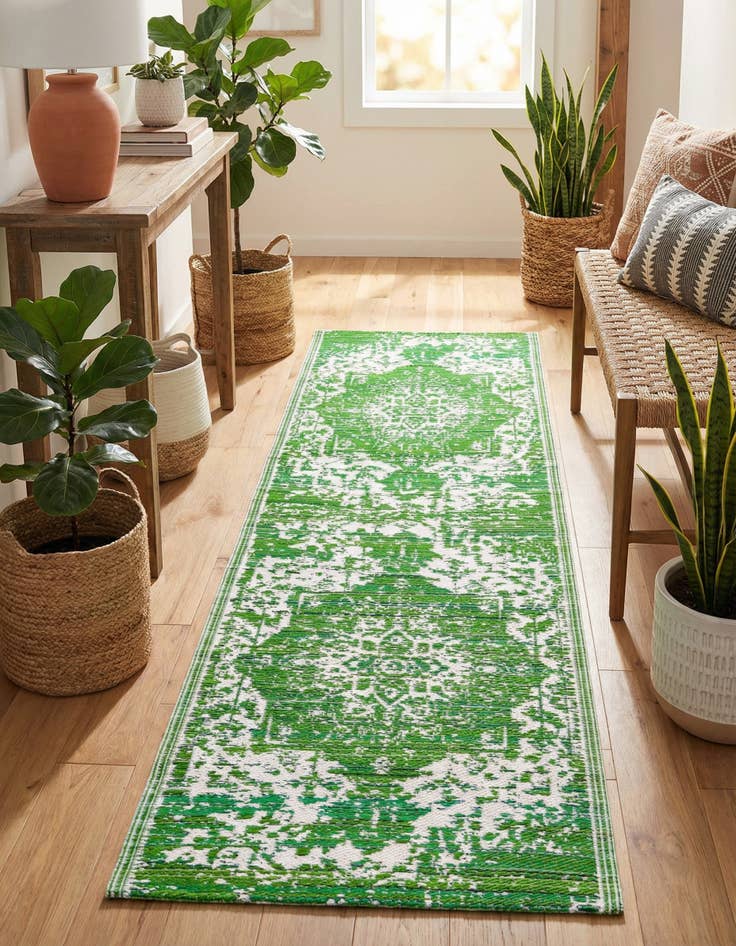 Detail image of  2' x 6'  Washable Vista Breeze Indoor / Outdoor Runner Rug