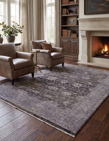 5' 5 x 6' 9 Hand Knotted Peshawar Ziegler Rug