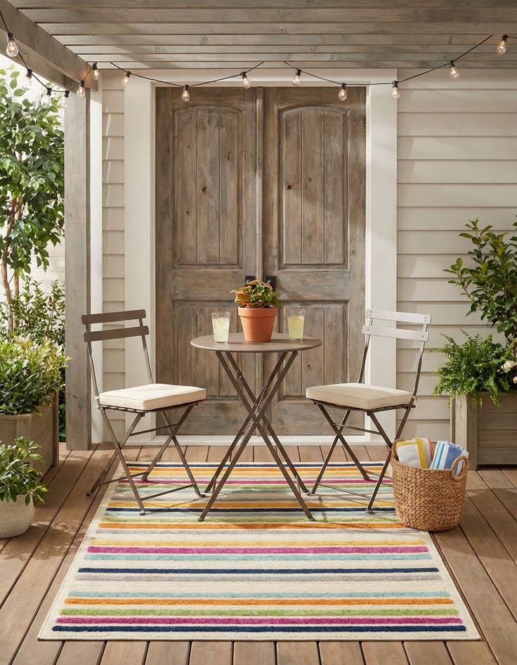 Detail image of 2' x 3'  Washable Aruba Indoor / Outdoor Rug