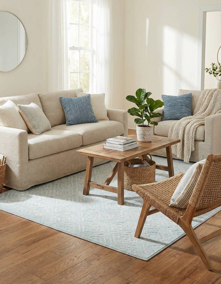 Detail image of  4' x 6'  Washable Sabrina Soto Indoor / Outdoor Rug