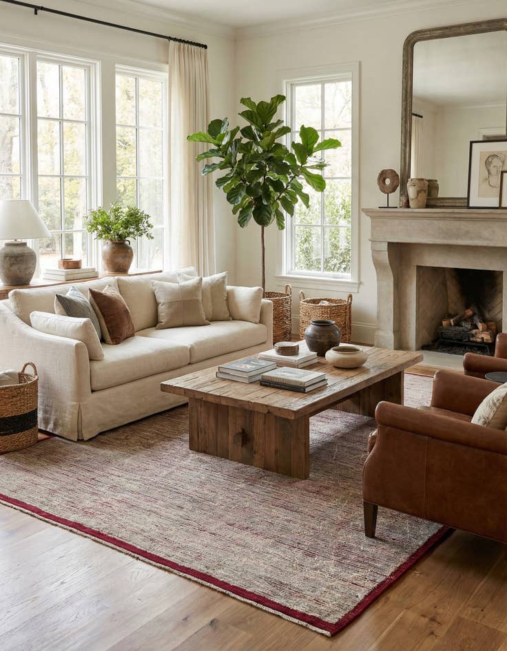 Detail image of 8' 6 x 10' 4  Hand Knotted Moroccan Wool Rug