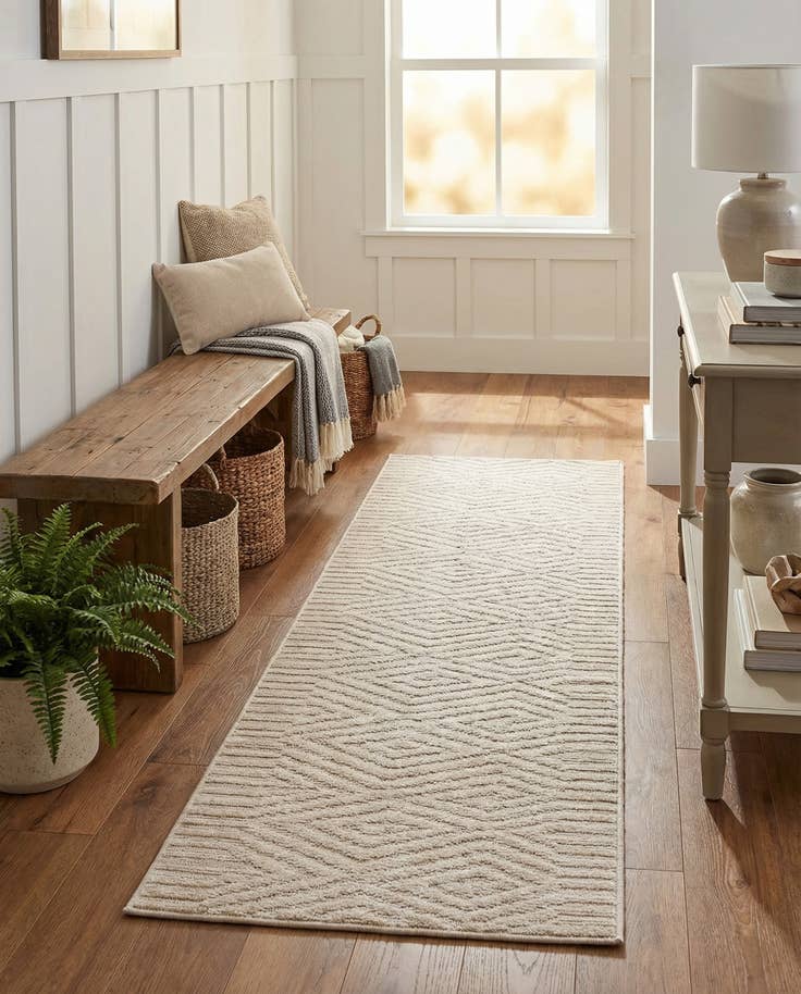 Detail image of 2' x 8' Easy-Clean Sabrina Soto Hudson Indoor / Outdoor Runner Rug