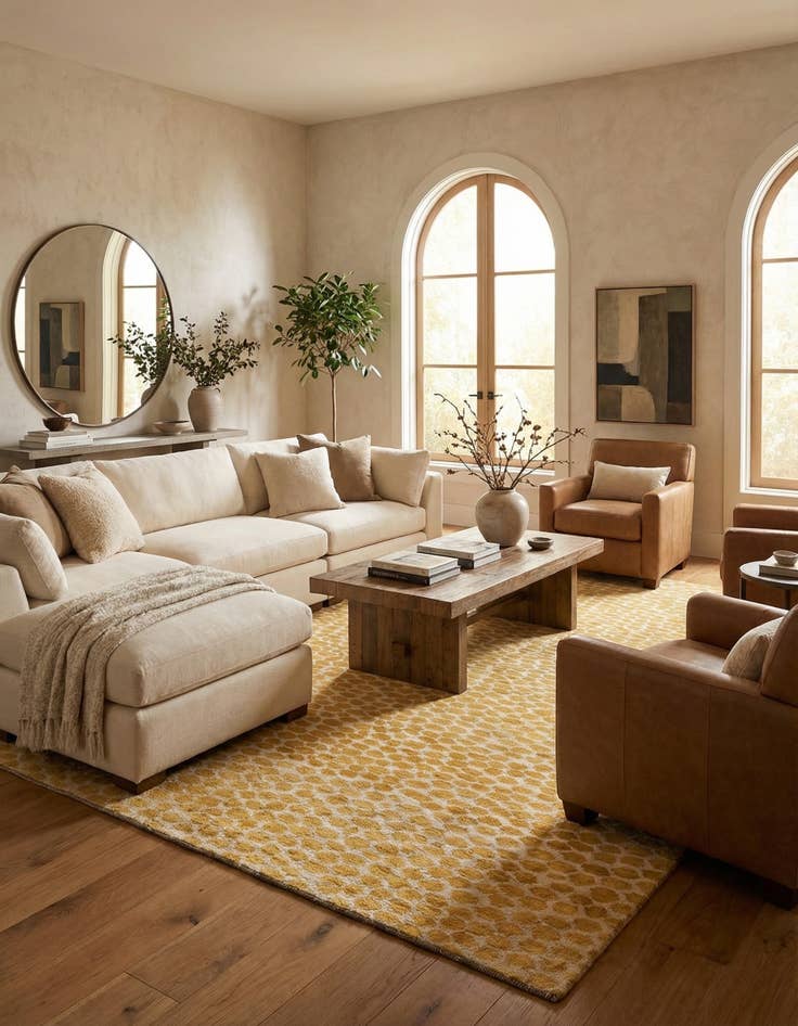 Detail image of  9' x 11' 10  Hand Knotted Darya Wool Rug