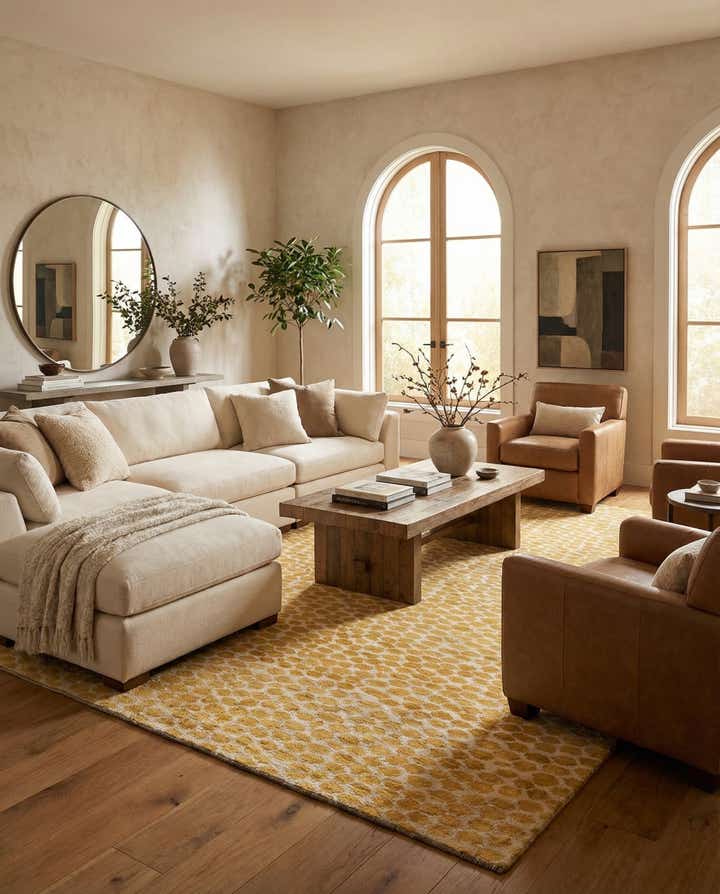 9' x 11' 10 Hand Knotted Darya Wool Rug