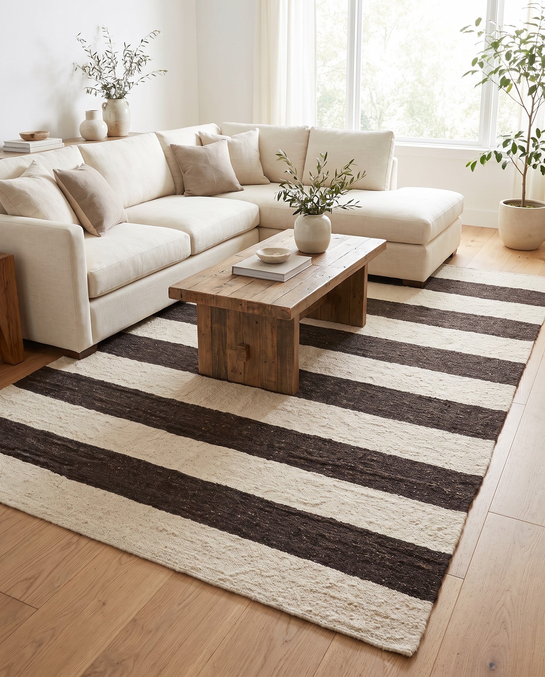 8' 2 x 10' 8 Hand Knotted Moroccan Wool Rug