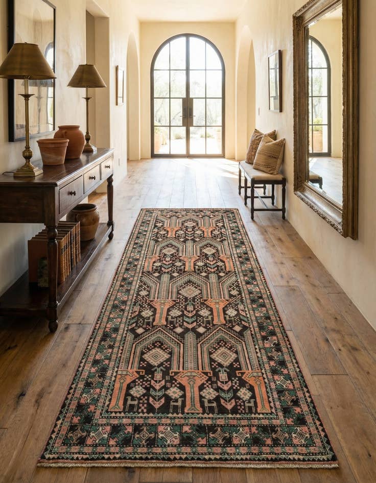 Detail image of 3' 11 x 9' 1 Hamedan Rug