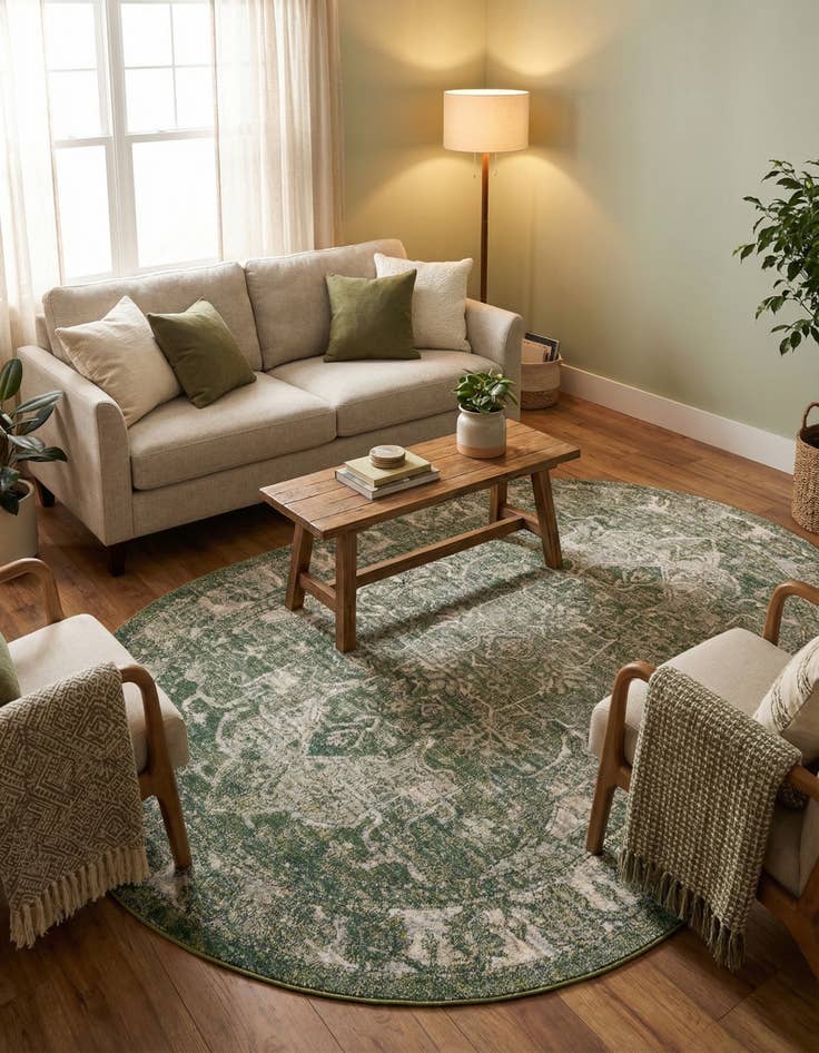 Detail image of 5' x 8' Isabella Oval Rug