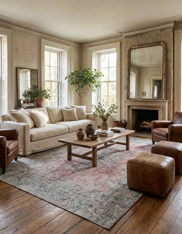 Detail image of 9' 5 x 12' 10  Hand Knotted Ultra Vintage Persian Wool Rug