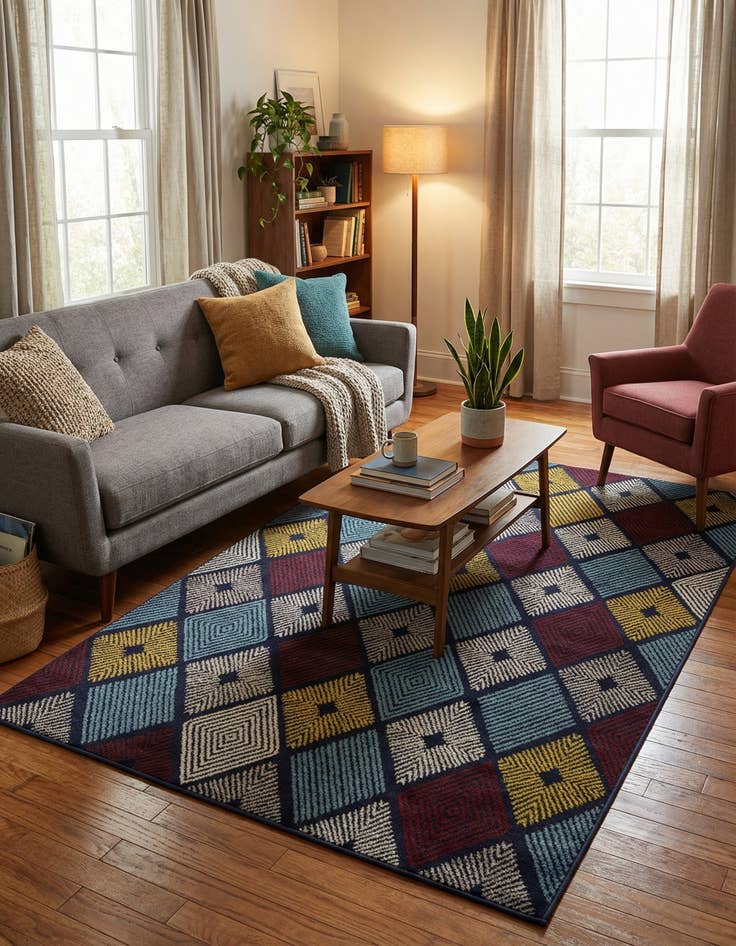 Detail image of 5' 3 x 8' Laguna Rug