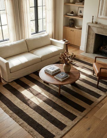5' 5 x 7' 9 Hand Knotted Modern Ziegler Rug