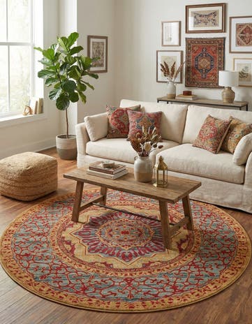 6' x 6' Amina Round Rug