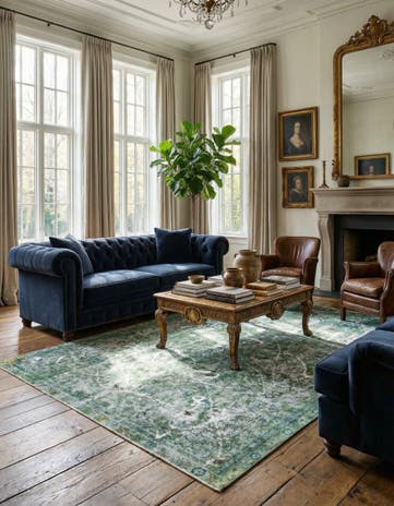 7' 1 x 9' 7 Vintage Royal Rug