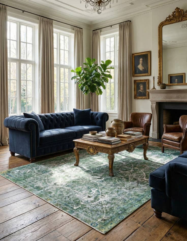 Detail image of 7' 1 x 9' 7 Vintage Royal Rug