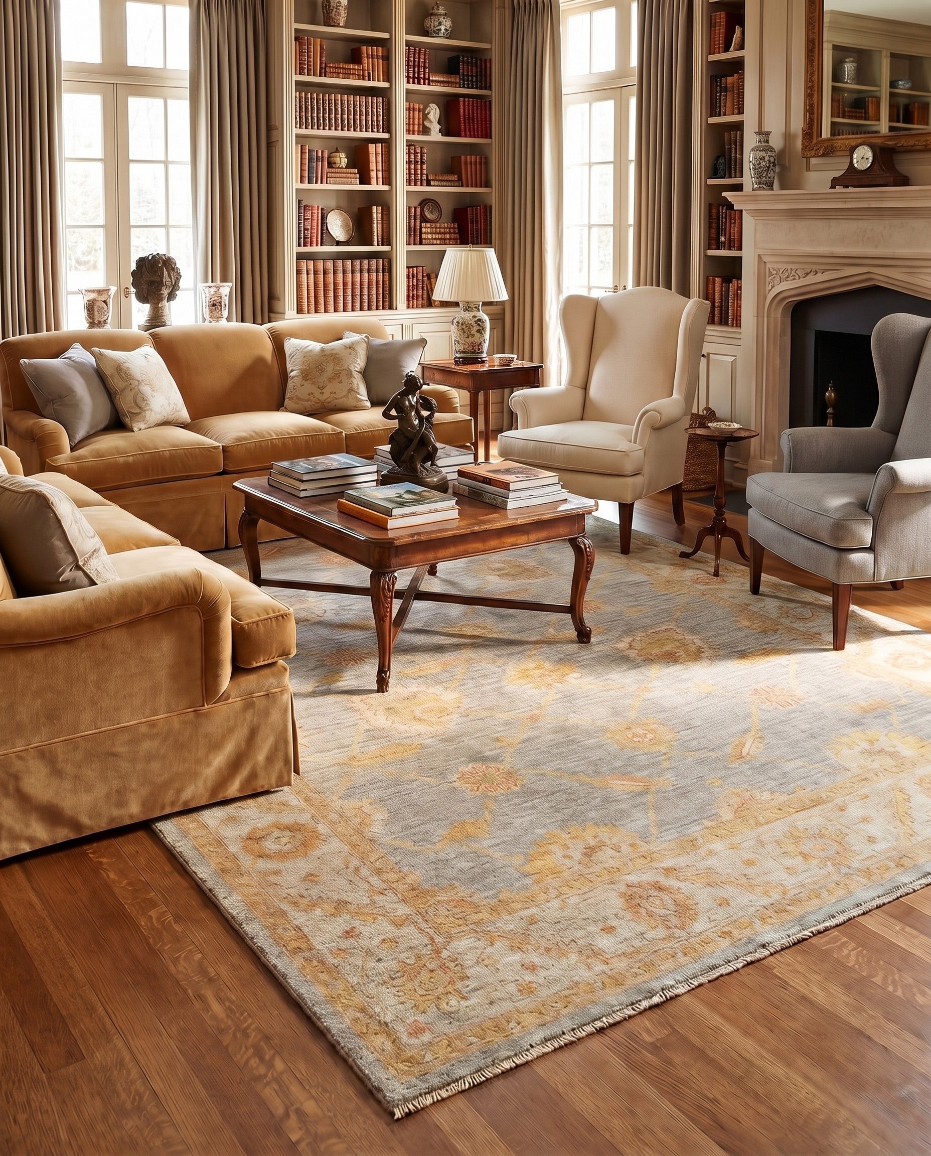 5' 9 x 7' 9 Kaizar Wool Rug