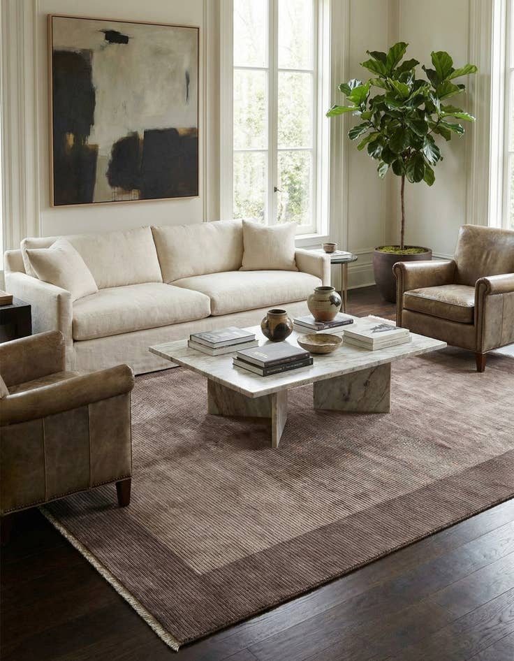 Detail image of 8' 2 x 11' 6  Hand Knotted Darya Wool Rug