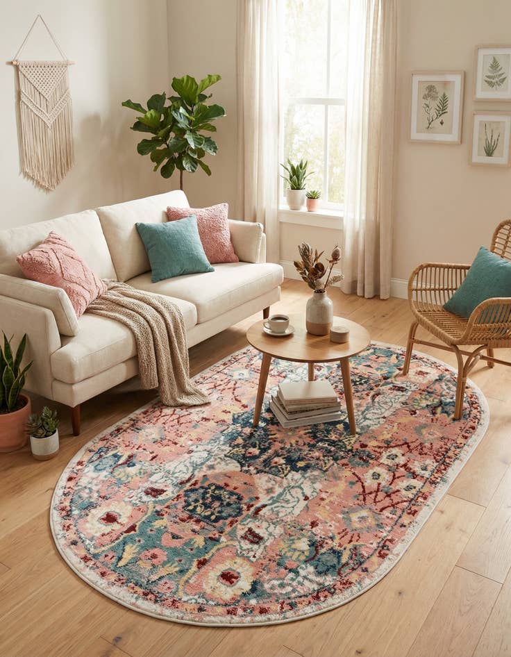 Detail image of 5' x 8' Charleston Oval Rug