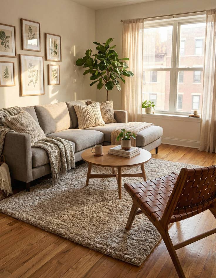 Detail image of  4' x 6' Moroccan Shag Rug