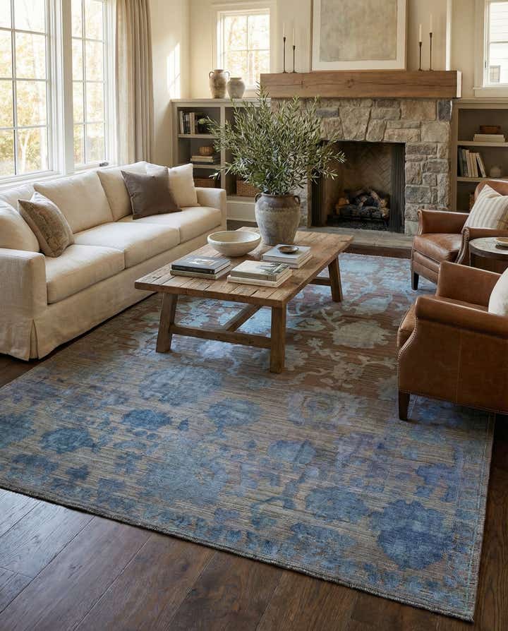 10' 3 x 14' 4 Hand Knotted Oushak Wool Rug