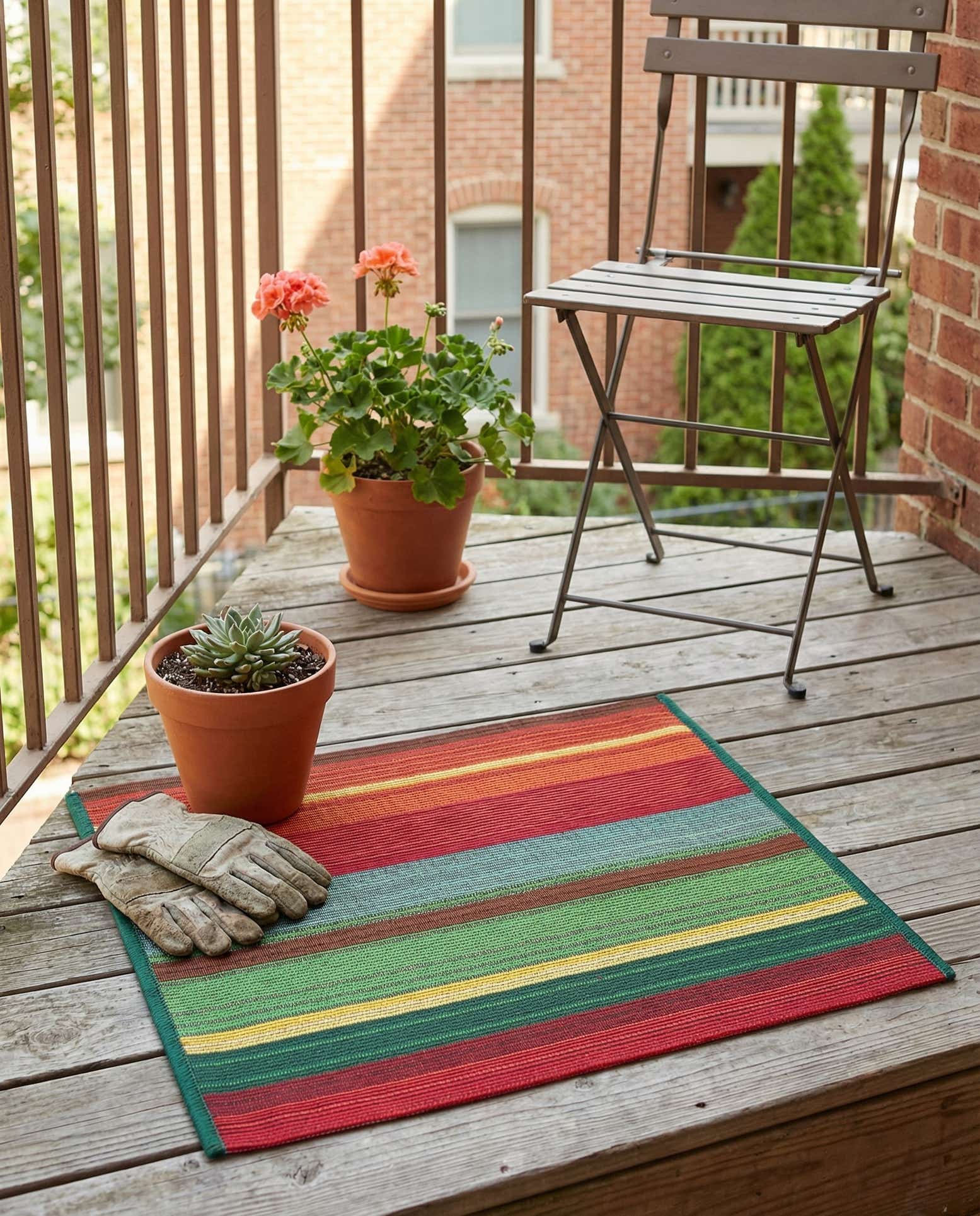 1' 4 x 1' 4 Easy-Clean Modern Indoor / Outdoor Sample Rug