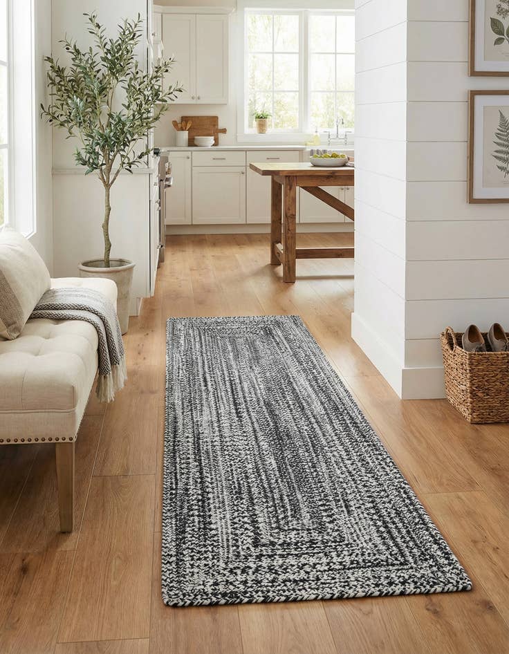 Detail image of 2' x 6' 1 Easy-Clean Eco Verse Washable Indoor / Outdoor Runner Rug