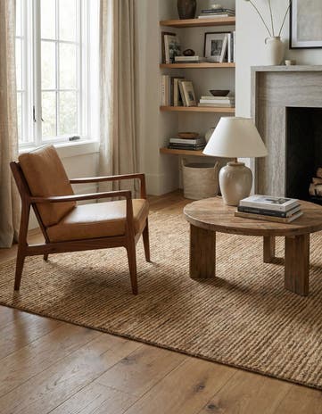 4' 7 x 6' 4 Hand Knotted Modern Ziegler Rug