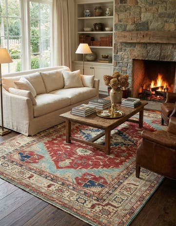 6' 6 x 9' 8 Hand Knotted Kazak Oriental Rug