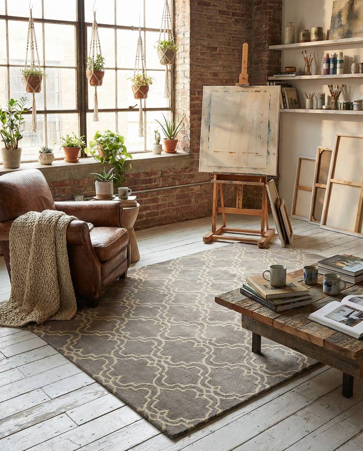 Detail image of 5' 10 x 8' 9 Luna Rug