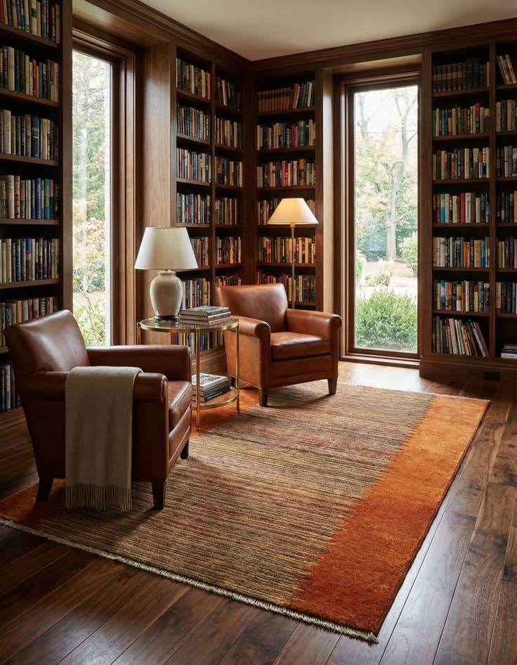 Detail image of 4' 11 x 7' 1 Juma Wool Rug