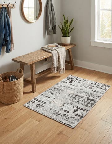 Gray Leipzig Rug