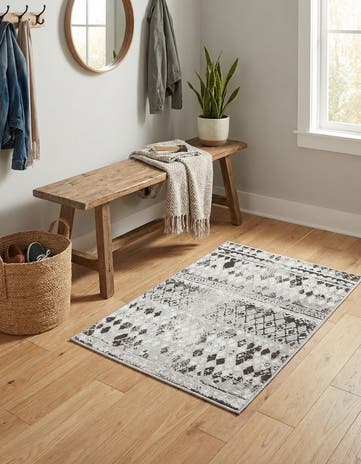 Gray Leipzig Rug