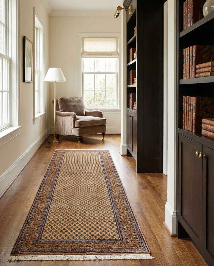 2' 8 x 11' 2 Hand Knotted Mir Wool Runner Rug
