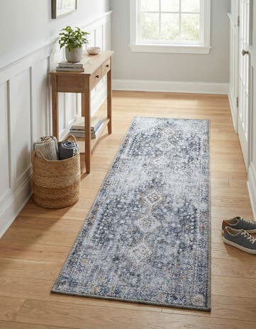 Antique Gray Yara Runner Rug