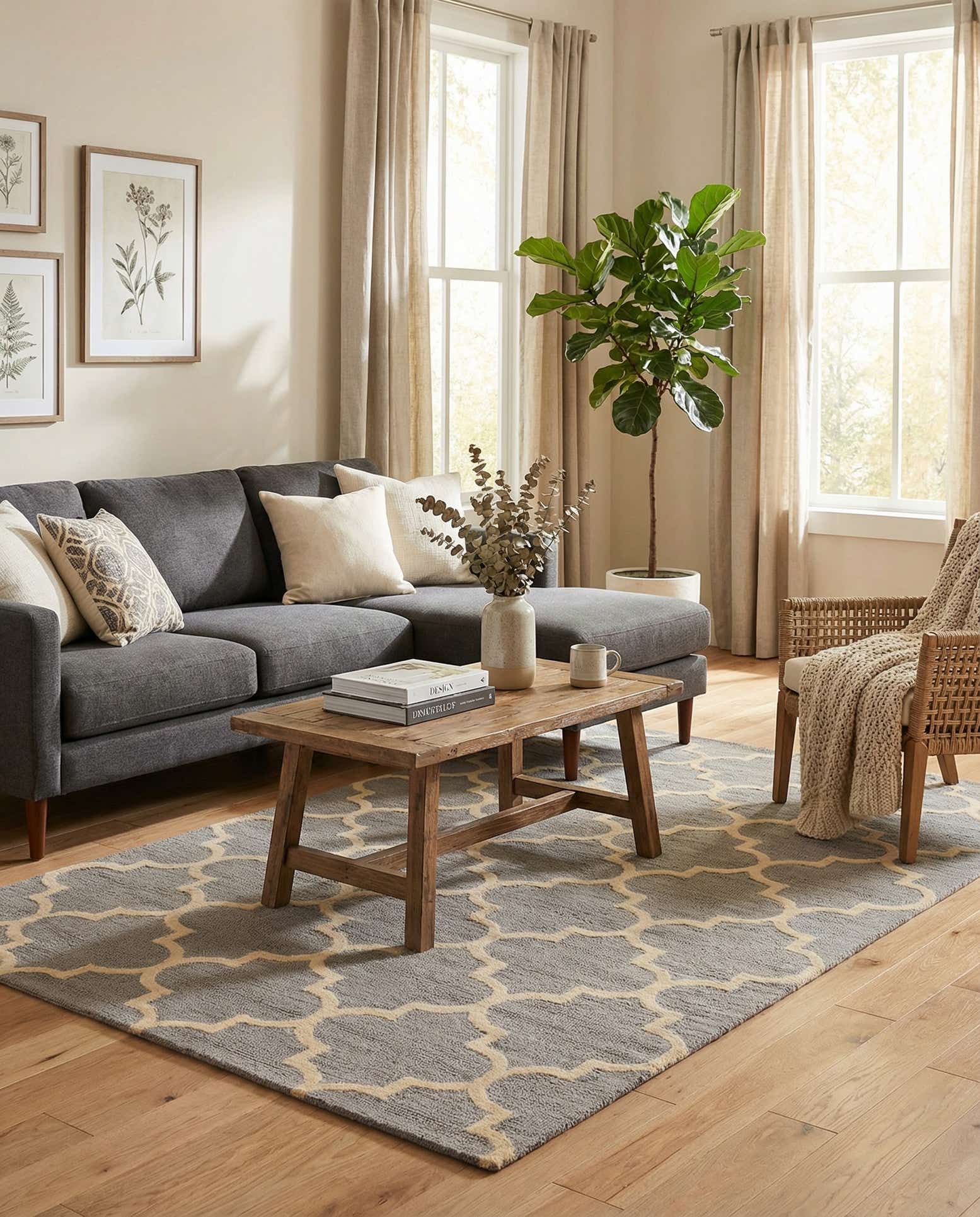 5' 1 x 8' Luna Rug