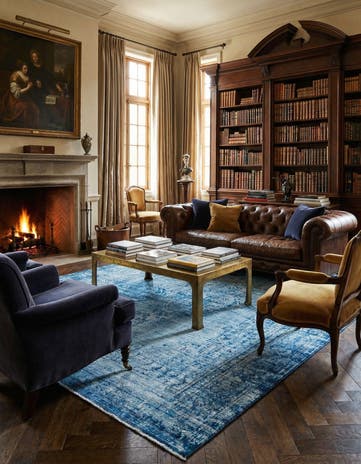 9' 6 x 13' 9 Vintage Royal Wool Rug
